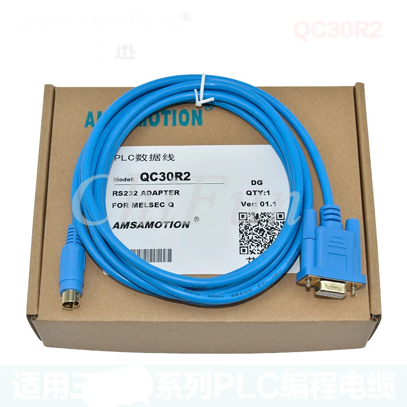 Применение программирующего кабеля PLC серии Q линия связи Подключение линии