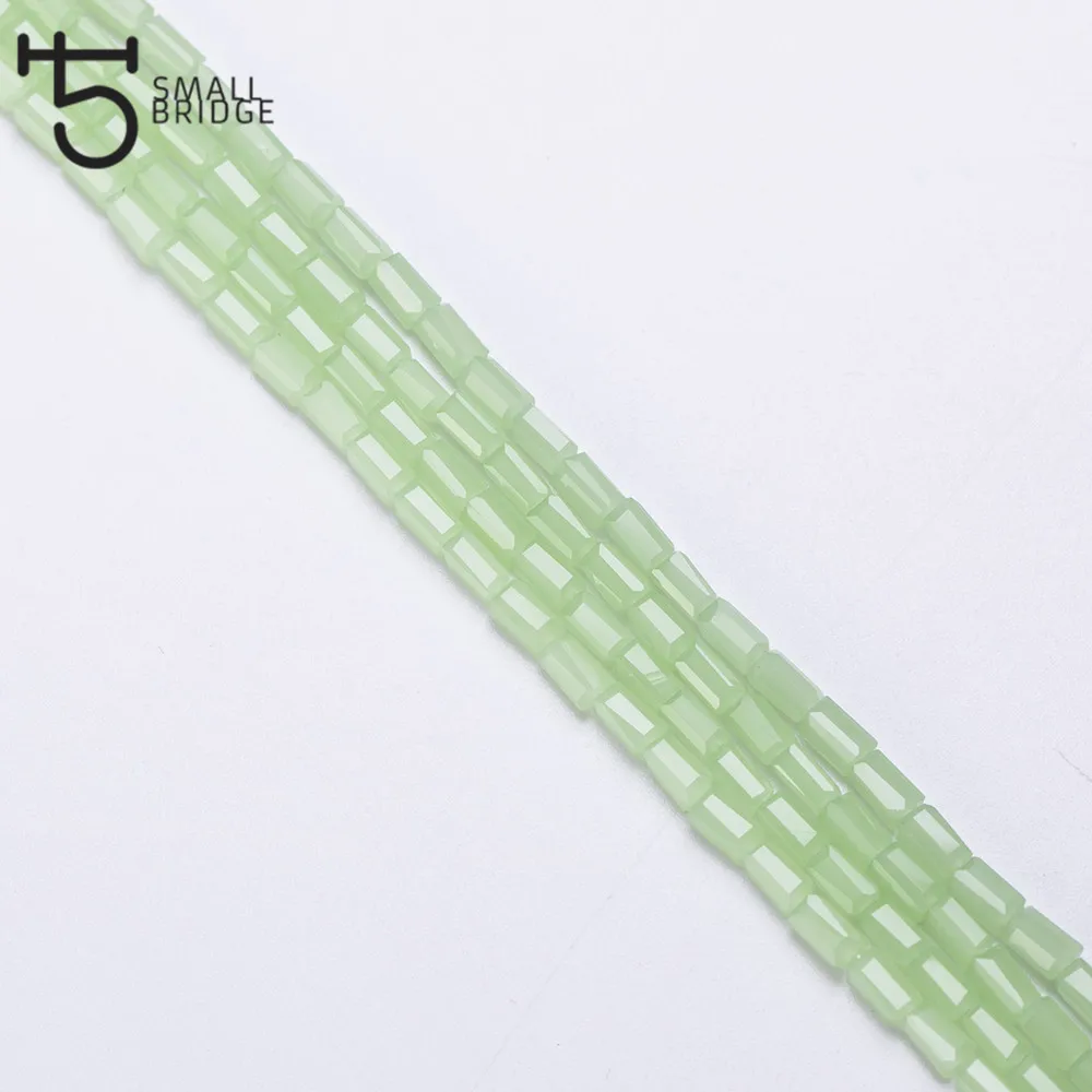 2*4 мм полированный Чешский фотоопал Женские аксессуары Diy браслет граненые