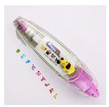 G49 1X мультяшная Милая декоративная Корректирующая лента Fita Cetim Deco Rush Papeleria Cinta Correctora Kawaii школьные материалы - Цвет: Pink Dog