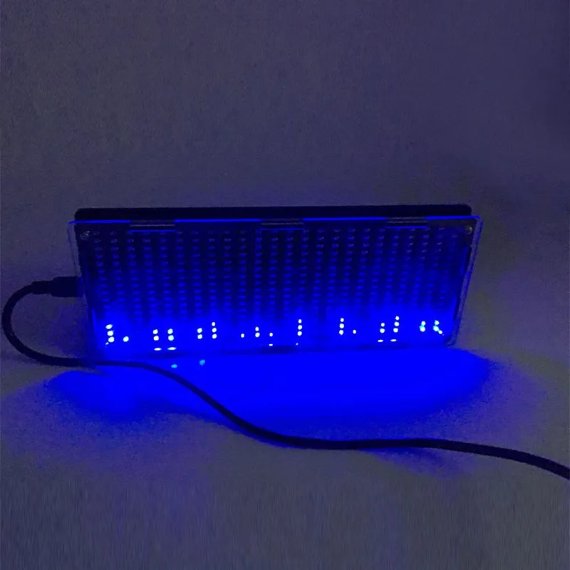 THGS DIY 384 светодиодный цифровой аудио музыкальный анализатор спектра звуковой волны дисплей комплект