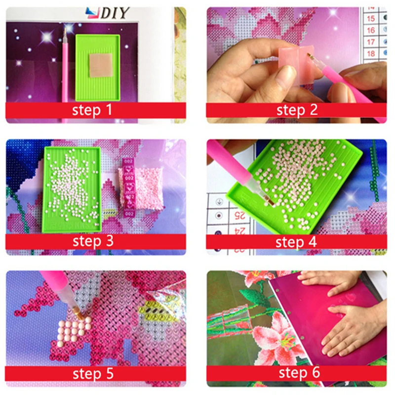 Алмазная 5d картина сделай сам женское красное свадебное платье бабочка цветок