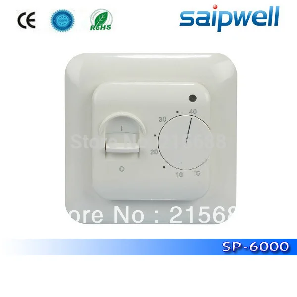 Saipwell SP-6000 комнатный механический термостат система напольного отопления 3 м