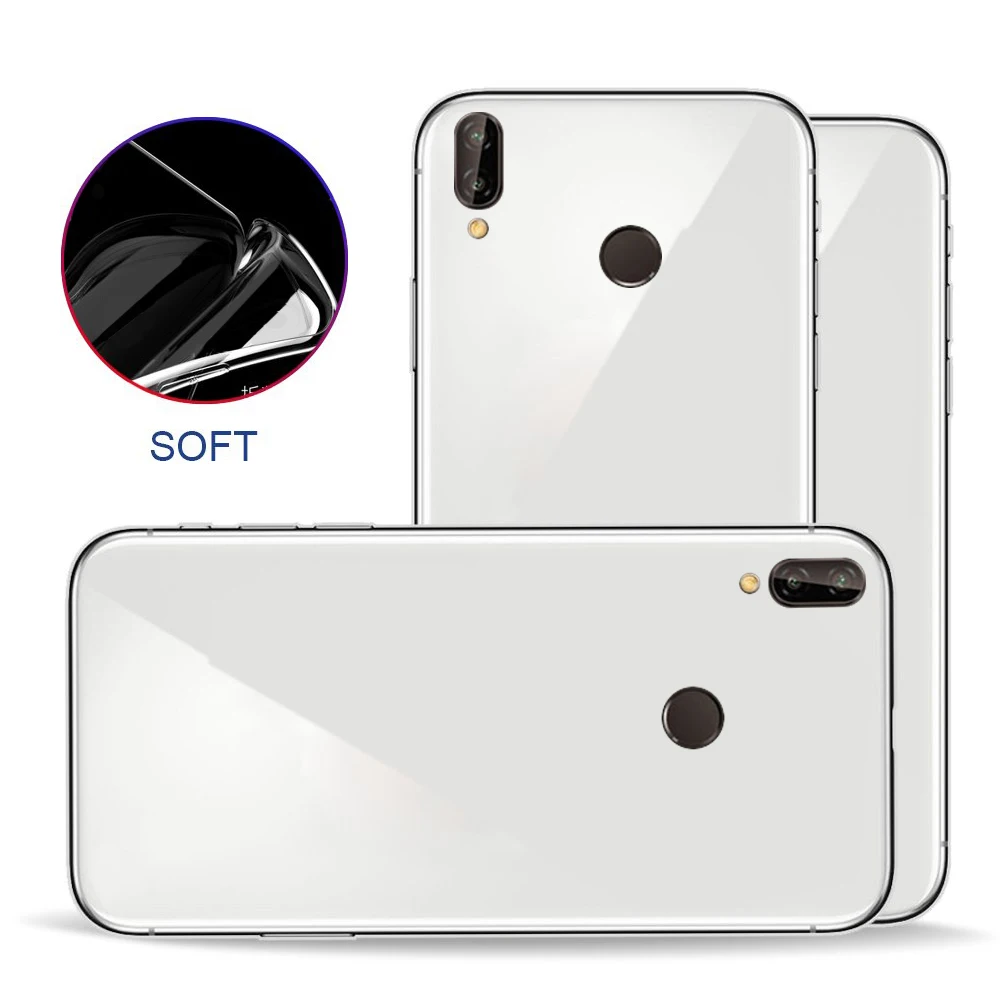 Роскошный противоударный прозрачный силиконовый чехол для телефона Huawei Honor 8X