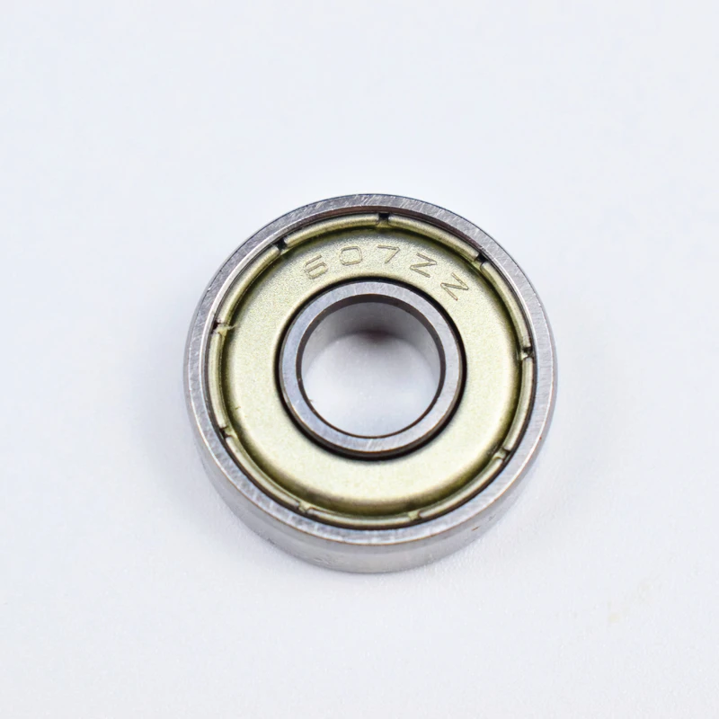 607ZZ 7*19*6(мм) 10 шт. ABEC-5 подшипники металлические герметичные Миниатюрные Мини подшипники 607 607Z 607ZZ хромированные стальные подшипники