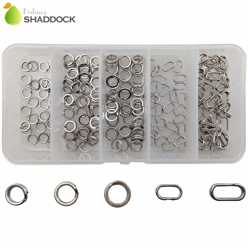 200 шт. рыболовные кольца из нержавеющей стали|stainless steel fish|swivel snapsteel fish |