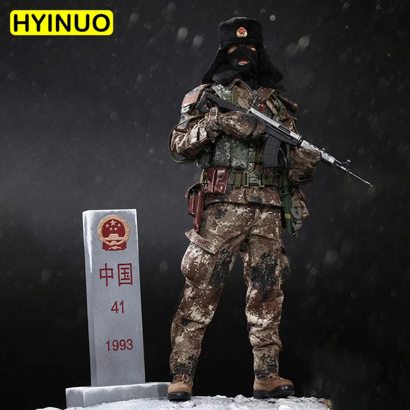 1/6 масштаб FS73018 китайские солдатики Frontier Guard 91-й юбилей набор оружия полиции лепить модель 12' полный набор фигурки Куклы