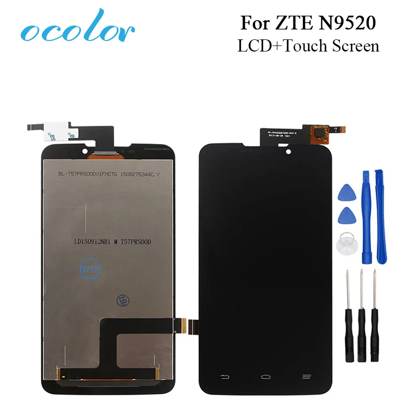 Ocolor для zte N9520 ЖК дисплей и сенсорный экран дигитайзер сборка Запчасти Grand Memo N5 U5