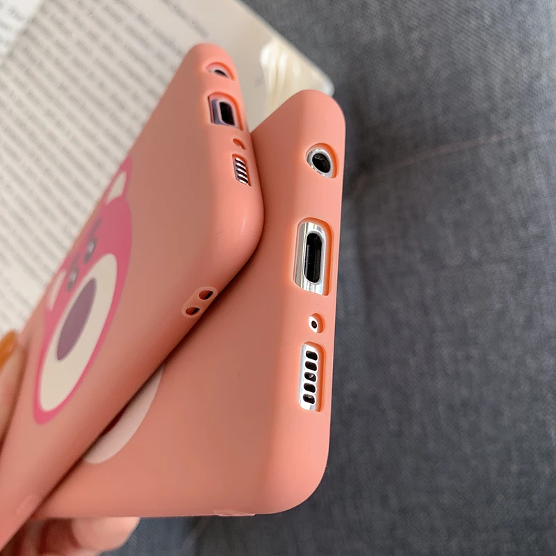 YHBBCASES мягкие чехлы из ТПУ с рисунком смайлика и медведя для Samsung Galaxy S8 S9 S10 Plus Note 8 9
