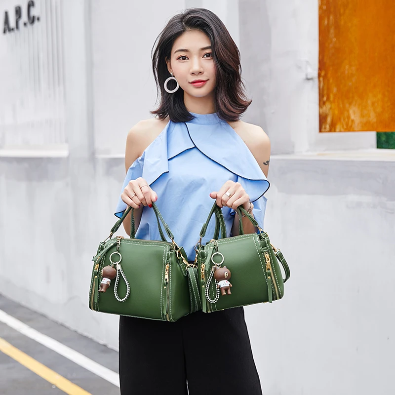 Chain Pu Leather Crossbody Bags For Women 2020 Small Shoulder Messenger Bag Special Lock Design Female Travel Handbags | Багаж и сумки