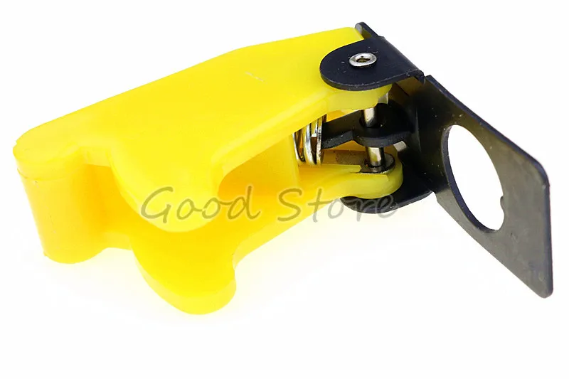 Deep yellow 1 шт. Авто Лодка Грузовик с подсветкой Led тумблер безопасности самолета откидная крышка защита красный синий зеленый желтый белый - Цвет: Deep yellow