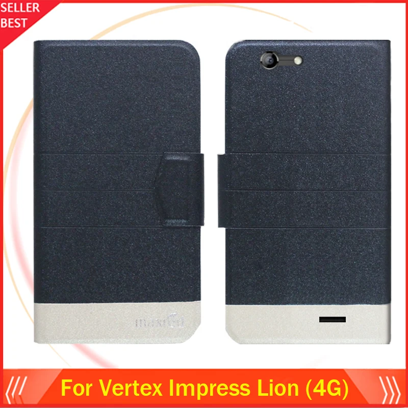5 цветов лидер продаж! Чехол для телефона Vertex Impress Lion (4G) кожаный чехол модный