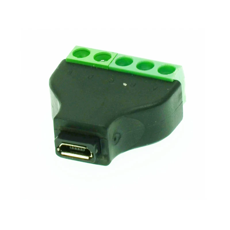 Шт. 1 шт. Micro USB разъем для винта Разъем USB с щитом разъем Micro USB разъем для винта клеммный блок
