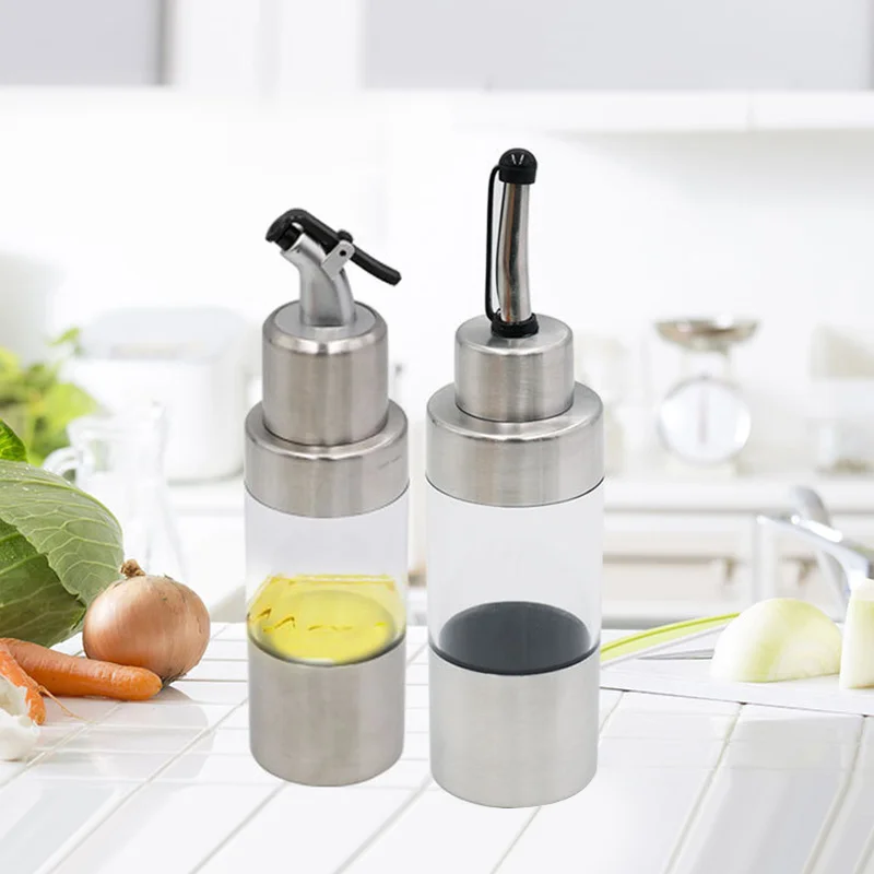 Бутылка распылитель для масла из нержавеющей стали 1 шт. стеклянная бутылка