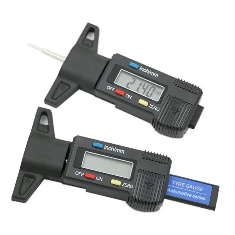 Автомобильный цифровой измеритель глубины протектора для колес шин