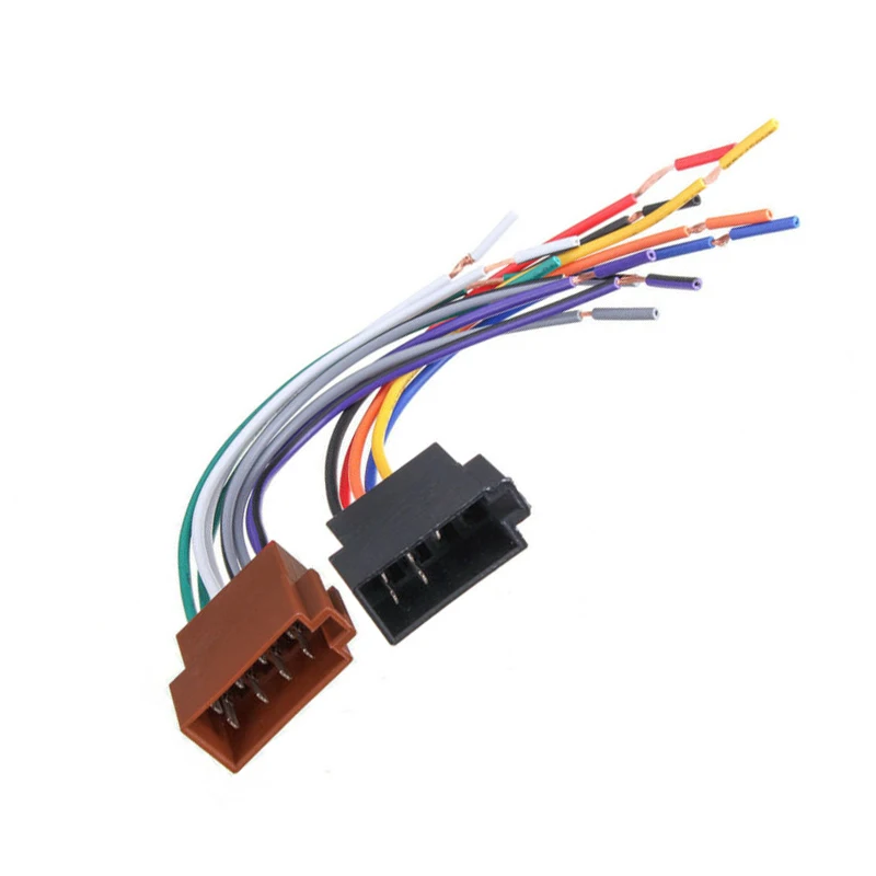 

Universal Auto Car Stereo Female Socket Radio ISO Wire Harness Adapter Connector