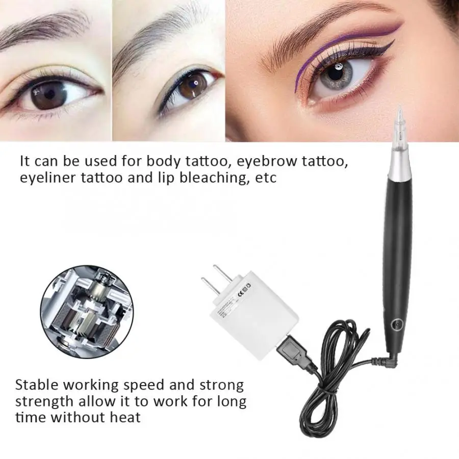 Полуперманентная подводка для бровей губ ротационная тату машинка