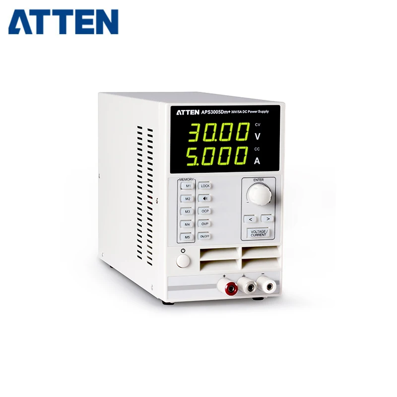 Одноканальный источник питания постоянного тока ATTEN APS3005Dm + 220 В с регулируемым