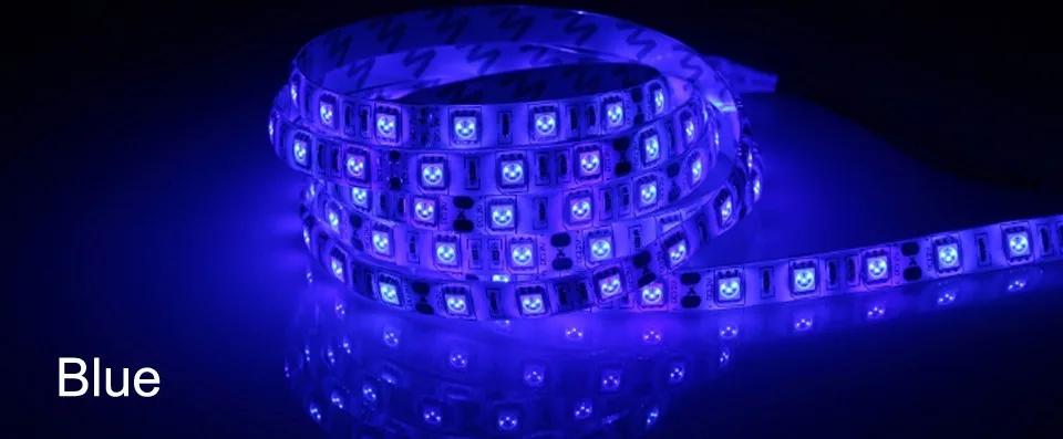 1-5 м супер яркий 5050 SMD RGB светодиодный светильник 60 светодиодов/м DC 12 В гибкая светодиодная лента светильник не/Ip65 водонепроницаемая домашняя лента