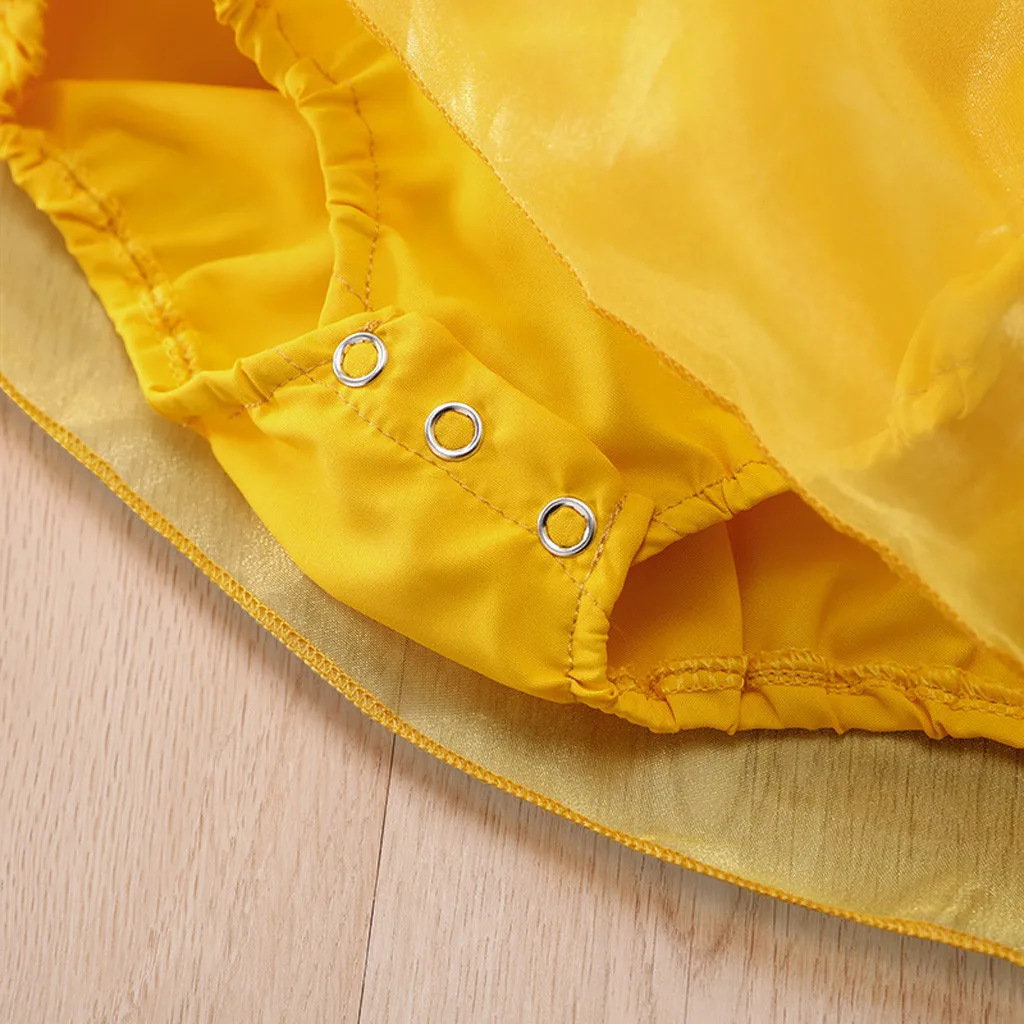 Одежда для маленьких девочек с цветочным принтом и подсолнуха Повседневный