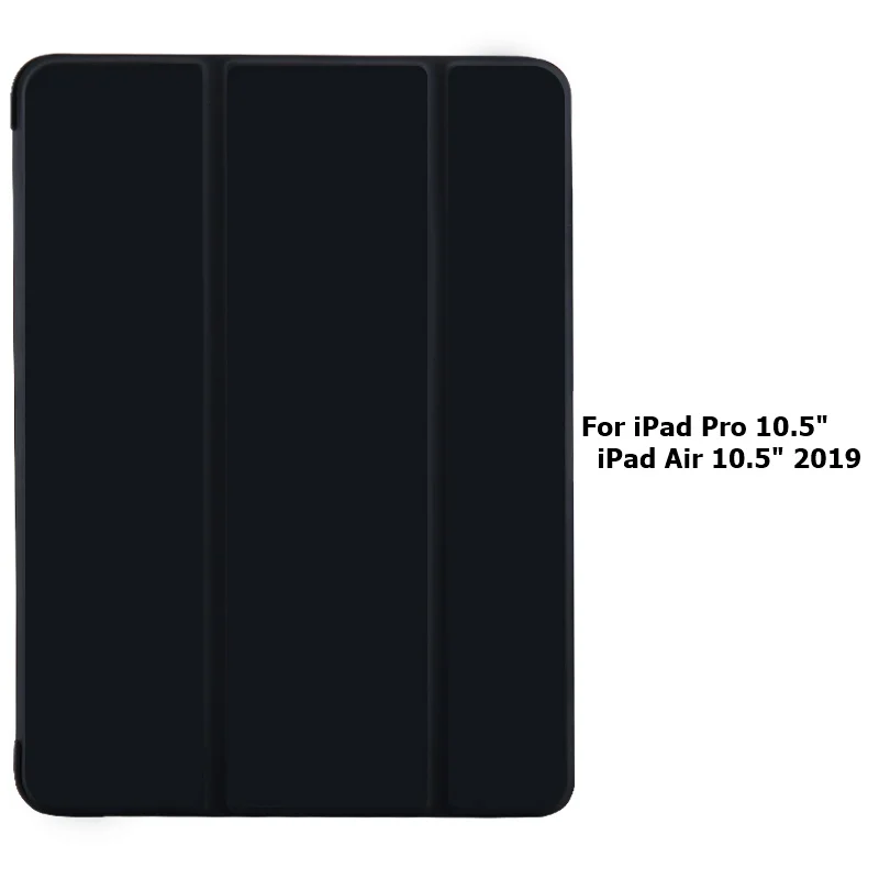 Black Чехол для iPad Pro 10,5 /iPad Air чехол умный кожаный трехслойный чехол для планшетов для iPad Air 10," kimTHmall - Цвет: Black