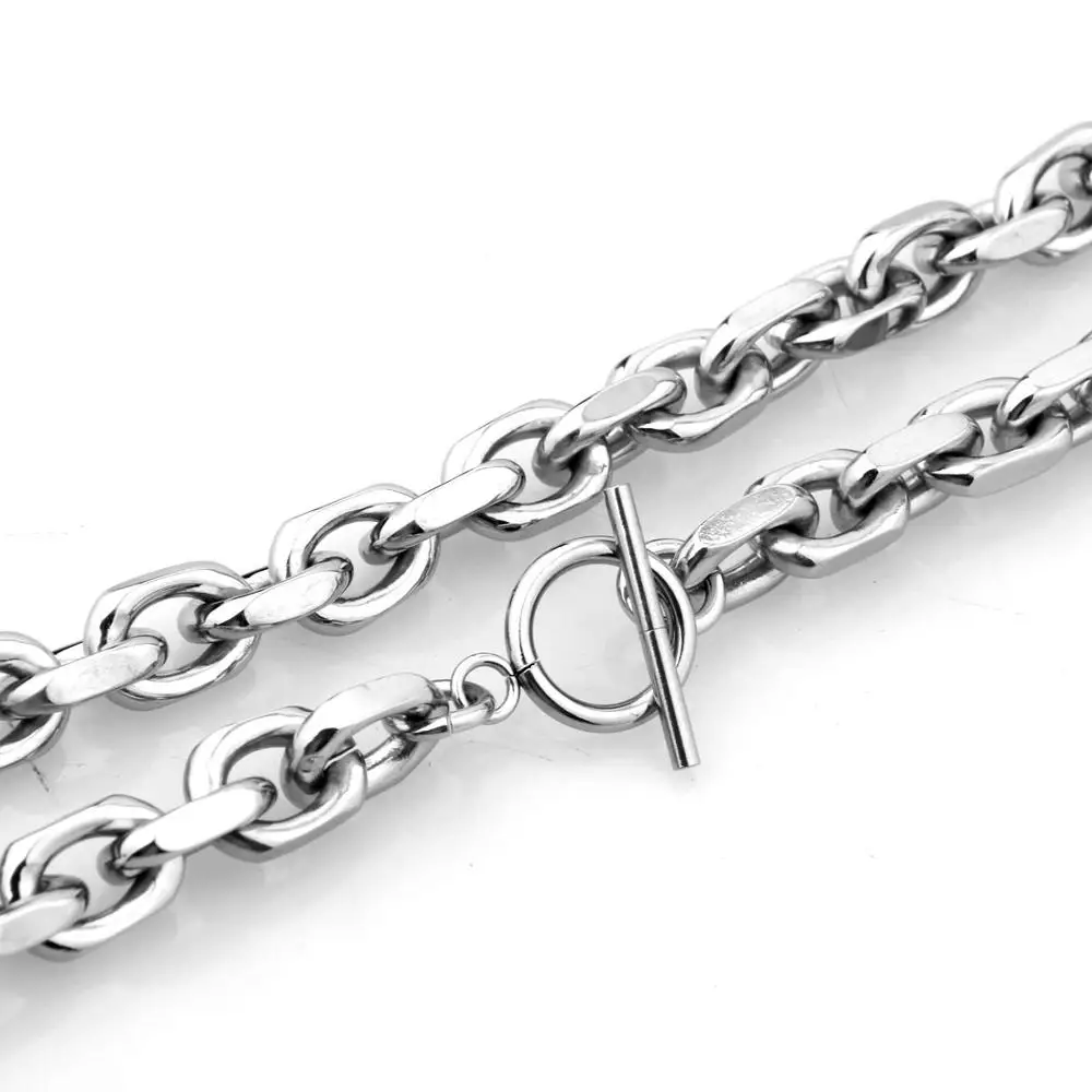 Мужское ожерелье с цепочкой из нержавеющей стали 9 мм | Украшения и аксессуары