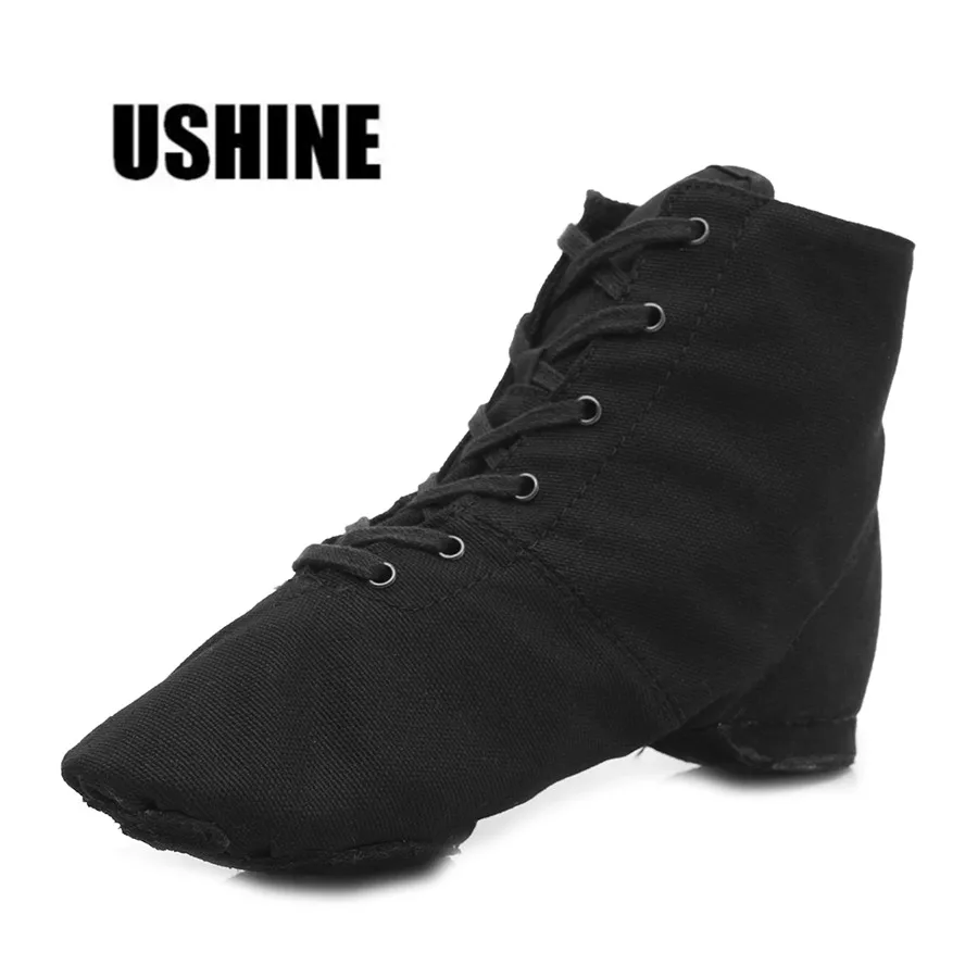 

Black Good Quality Canvas Flat Light-Weight Jazz Dace Shoes Woman