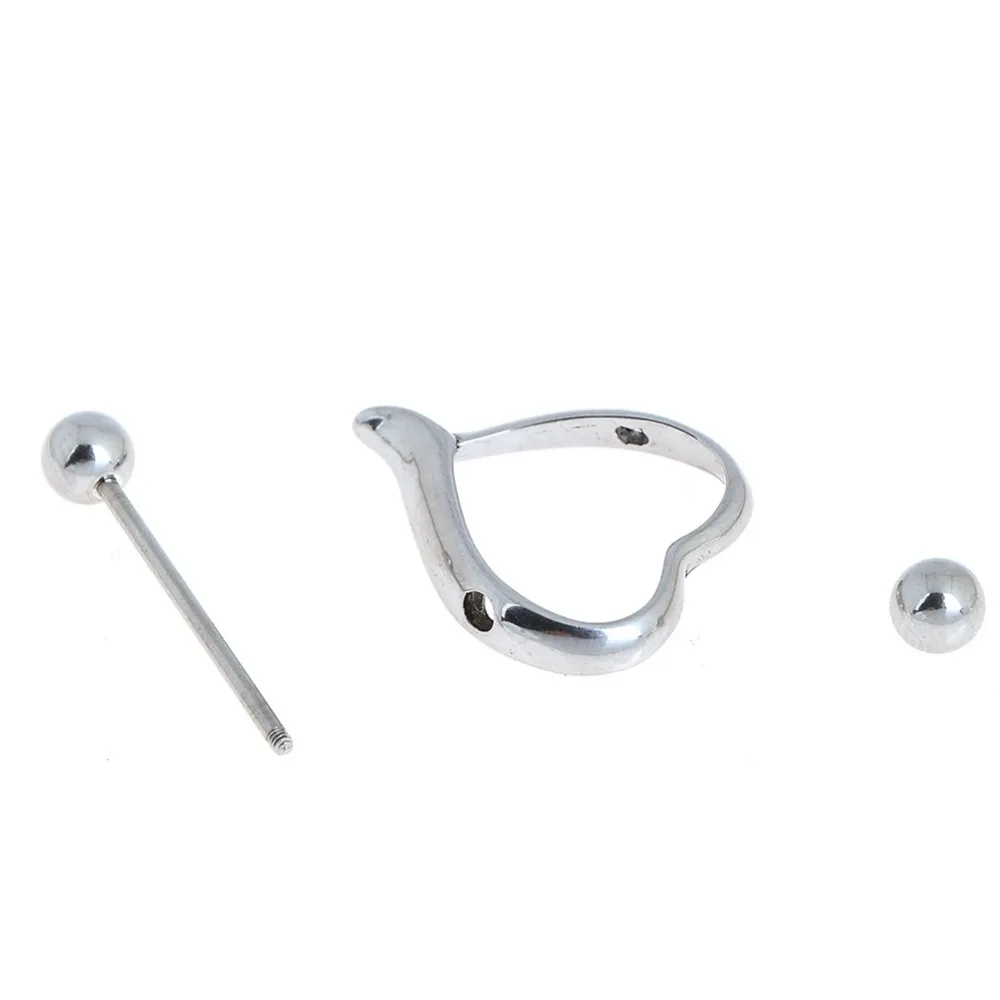 1 пара кольцо для пирсинга в виде сердца/крыла/цветка|barbell piercing|nipple barnipple wings |