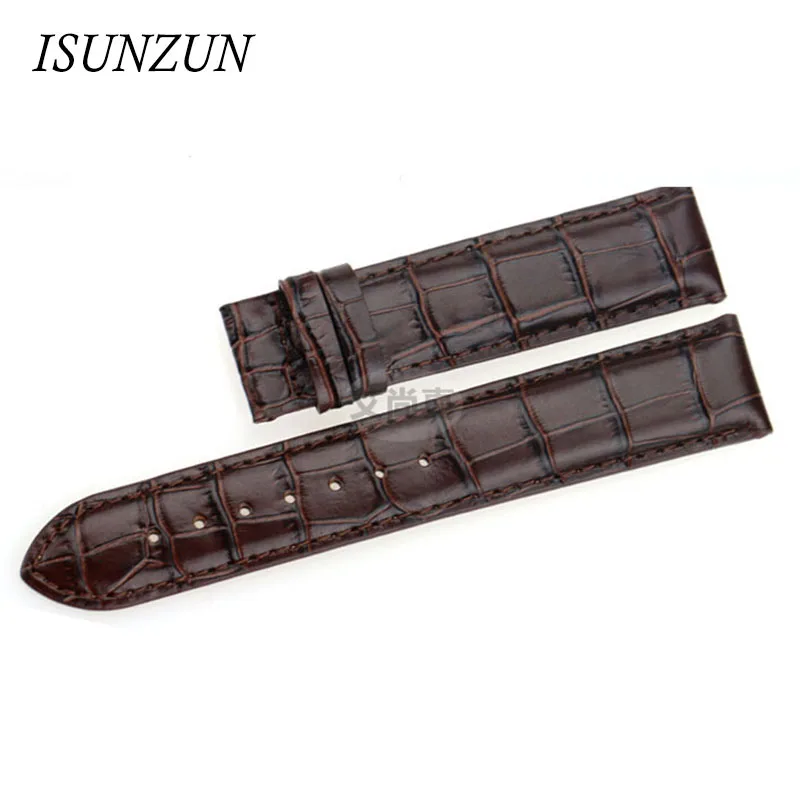 Ремешок для часов ISUNZUN Tissot 1853 T02 T023 T028 из натуральной кожи 14 мм кожаный ремешок
