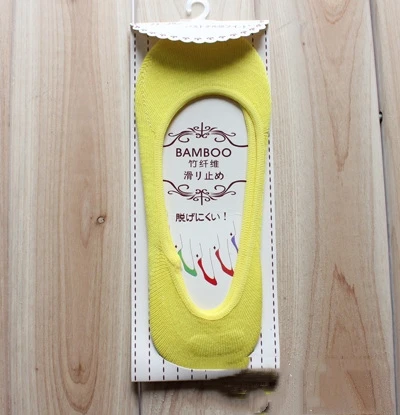 yellow Женские носки, тапочки, короткие, цветные, хлопковые, высокое качество, женские носки-башмачки для женщин, невидимые, 1 пара - Цвет: yellow