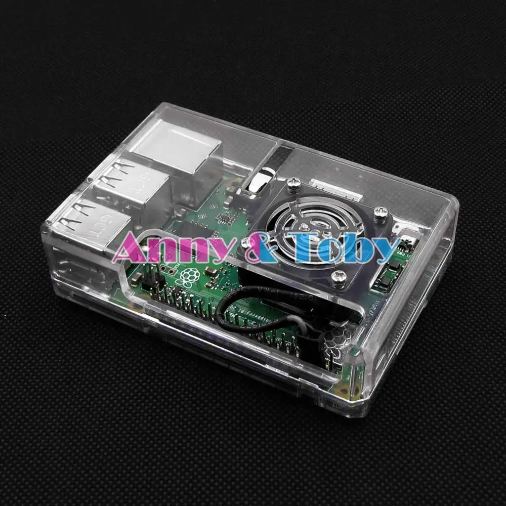 Модель B47: Raspberry PI 3B + plus B прозрачный синий корпус Корпус для 2 и | Компьютеры офис