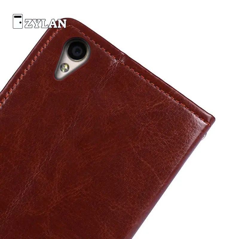 ZYLAN для OPPO R9 Plus роскошный кожаный чехол с откидной крышкой защитный телефона