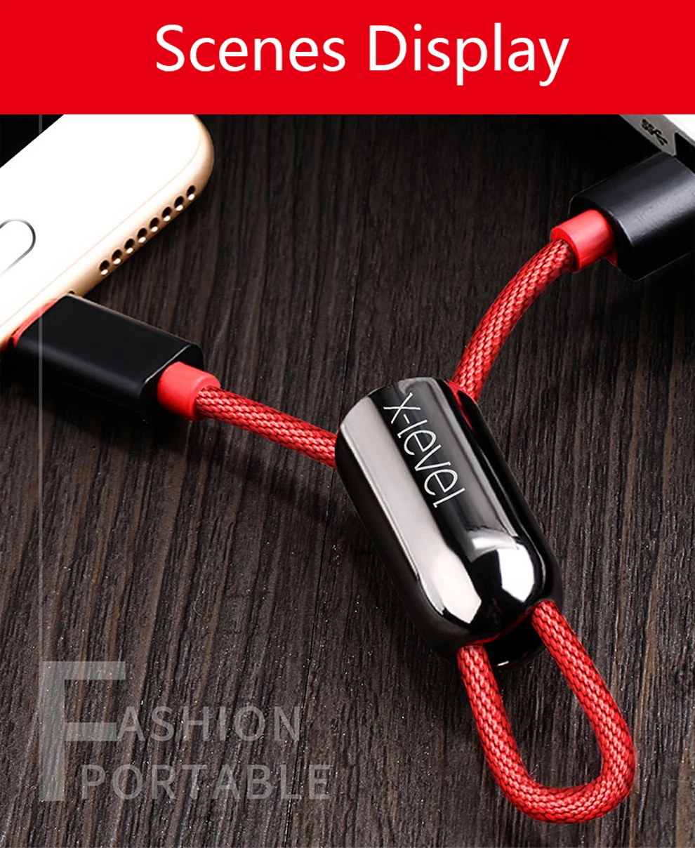 X-level USB кабель для iPhone 11 Pro Max X 8 7 6 Plus Быстрая зарядка кабель для передачи данных для iPhone кабель зарядного устройства для Apple Lightning Кабель