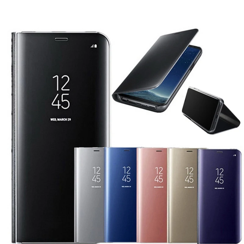Умный зеркальный флип-чехол для телефона Samsung Galaxy S10E S10 E Lite S9 S8 Plus S7 S6 Edge чехол Note 9 8