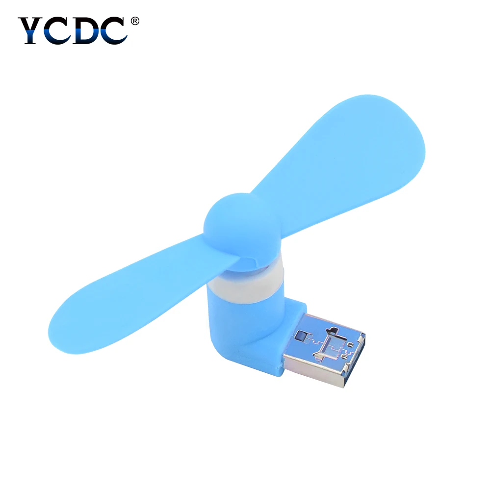 Красочный ТПЭ Пластик 5V 0.8A USB кабель+ кабель Micro USB вентилятор для мобильных телефонов Android планшет сильный ветер низкая Мощность потребления