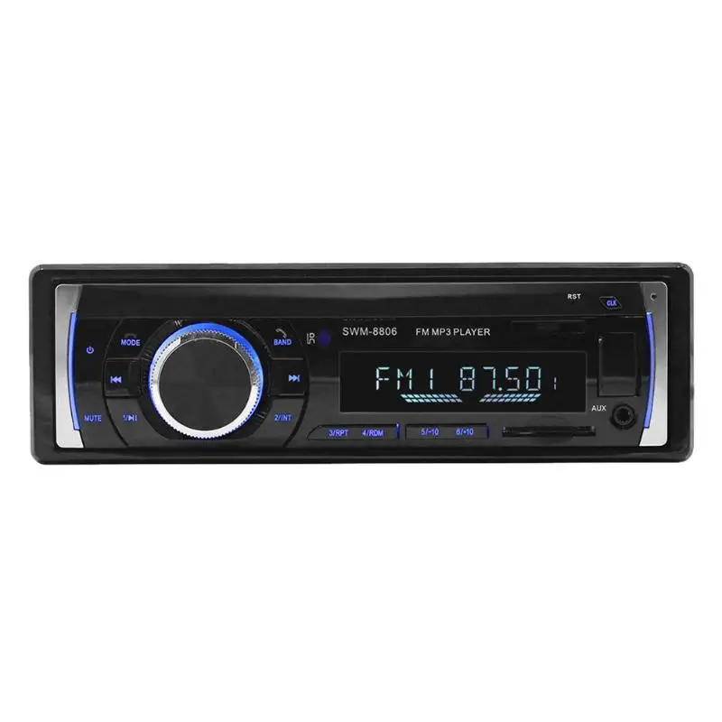ЖК-экран Bluetooth громкой связи автомобильный стерео в тире MP3 аудио плеер fm-радио U диск автомобильный музыкальный стерео MP3-плеер