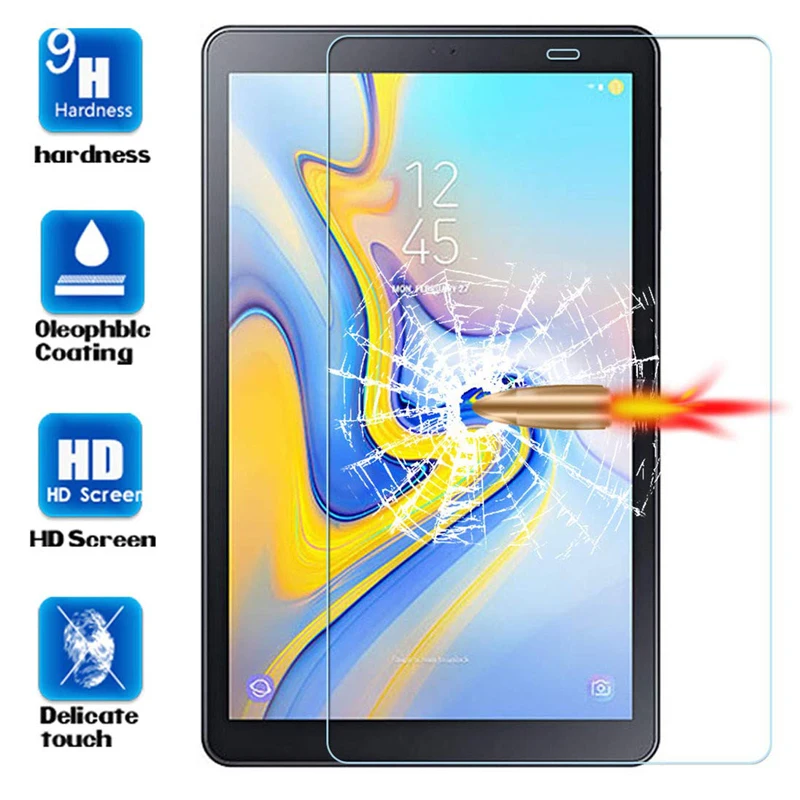 2 шт закаленное стекло 9H Защитная пленка для экрана для Samsung Galaxy Tab A 10,1 T510 T515 SM-T510 SM-T515 планшет