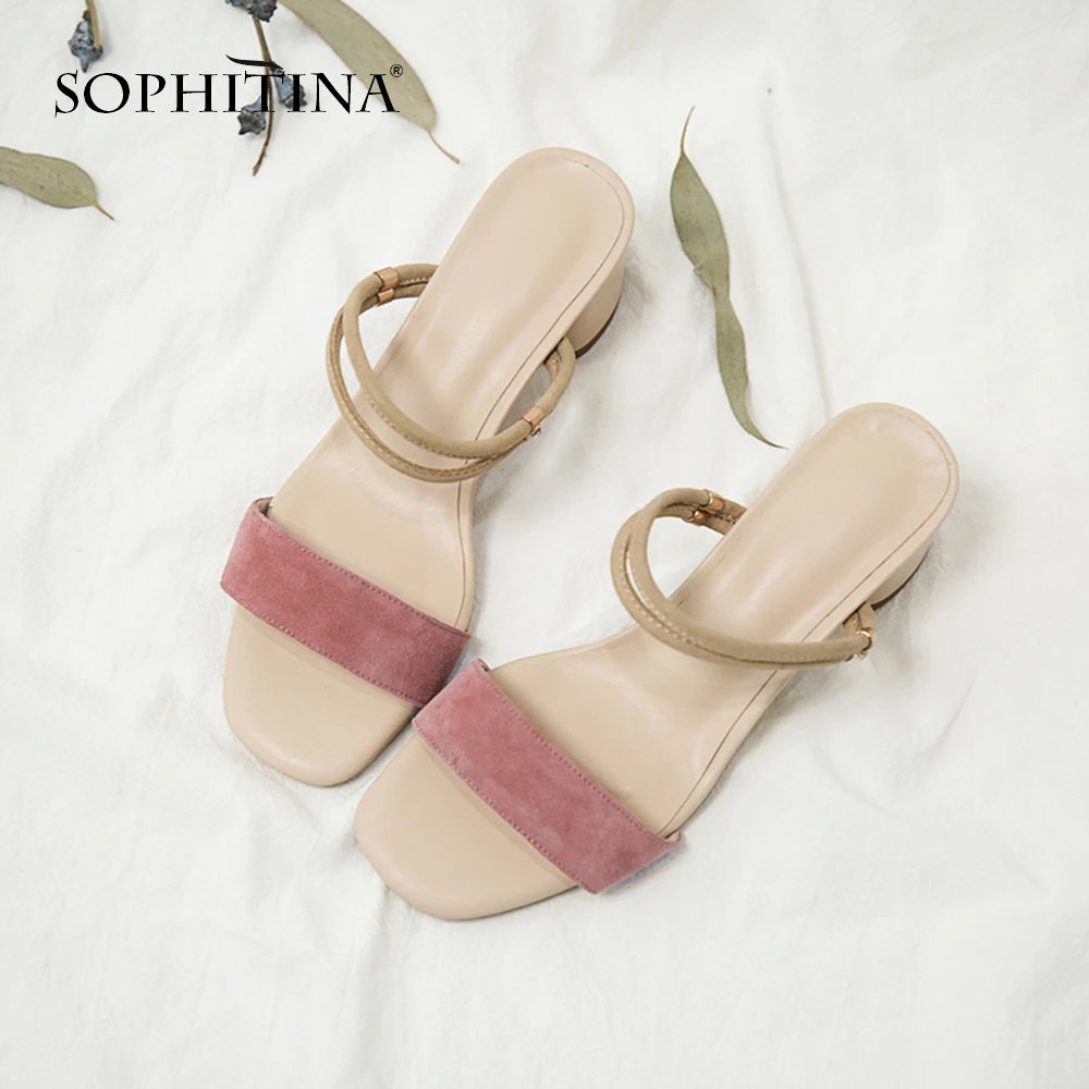 SOPHITINA/Модные женские босоножки Высококачественная удобная летняя обувь на