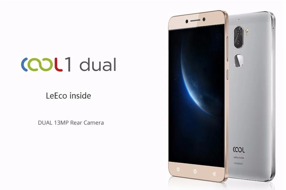 Мобильный телефон Letv Cool 1 Dual Leeco Coolpad Cool1 Snapdragon 652, 4 Гб ОЗУ, 32 ГБ, 5,5 дюйма, 13 МП, две задние камеры, отпечаток пальца