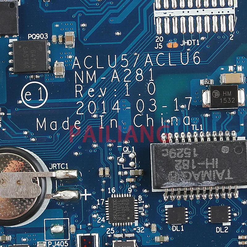 PAILIANG материнская плата для ноутбука Lenovo G40 45 A4 14 дюймов PC ACLU5 ACLU6 NM A281 full tesed