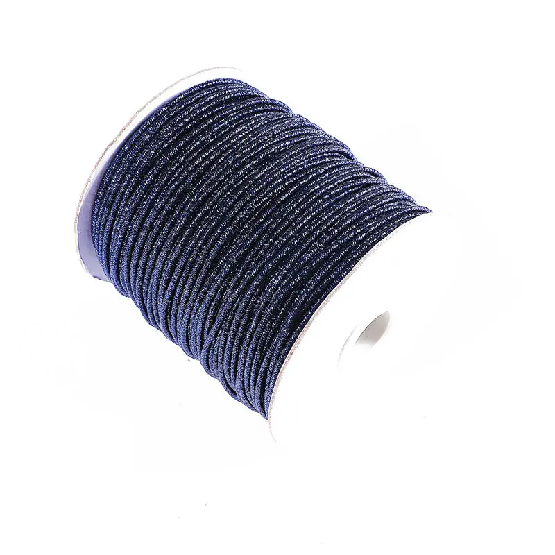 Dark Blue 5 м 2 мм мягкая алюминиевая проволока обернутая металлическая нить для серьги ожерелье украшения для волос украшение ручной работы принадлежности для шитья нить - Цвет: Dark Blue