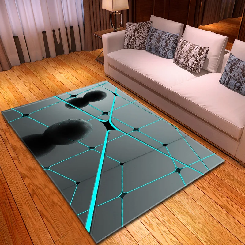 3D Dream Children flame Football Carpets for Living Room Bedroom Area Rugs Soft Flannel Baby Play Crawl Mats Kids Game Carpet - Цвет: L19010324