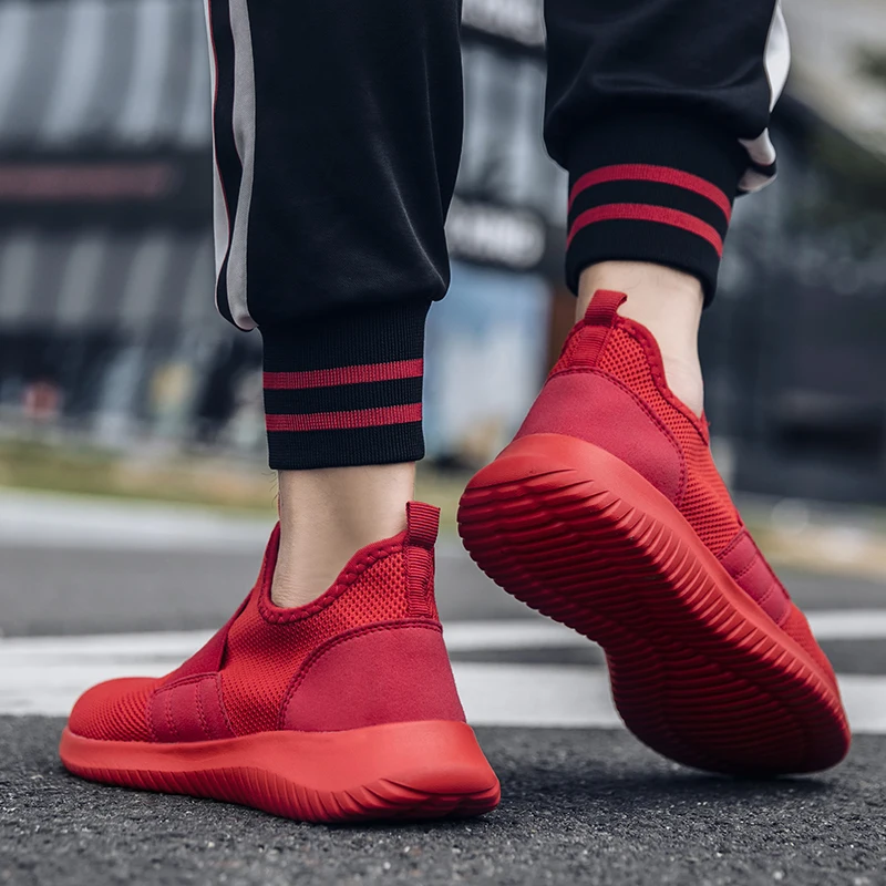 BVNOBET Brand Designer Krasovki Shoes Men Plus Size Casual Non-Leather Running For Slip On Sneakers Sepatu Pria | Обувь