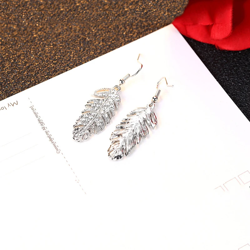 Роскошные свадебные серьги LZHLQ с кристаллами женские Модные металлические