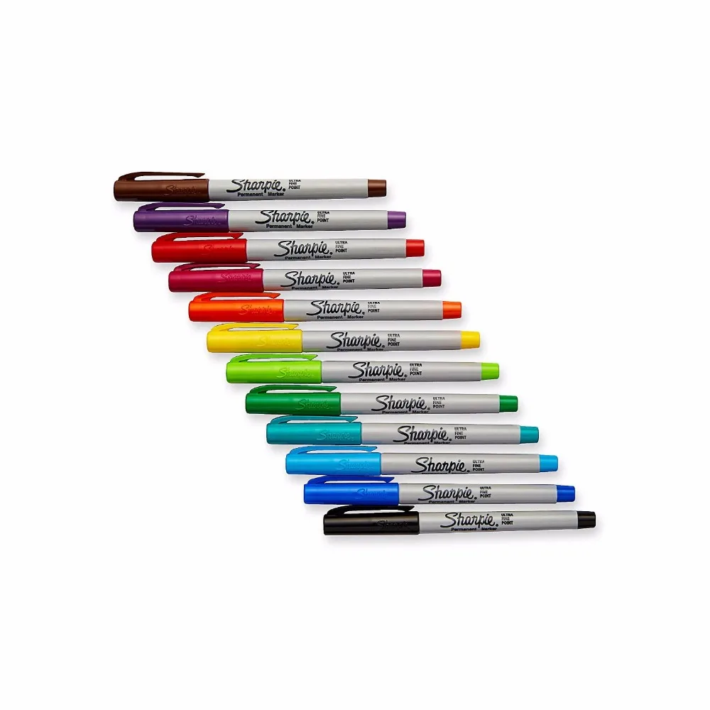 Новое поступление! Перманентные художественные маркеры Sharpie 37175 набор из 12