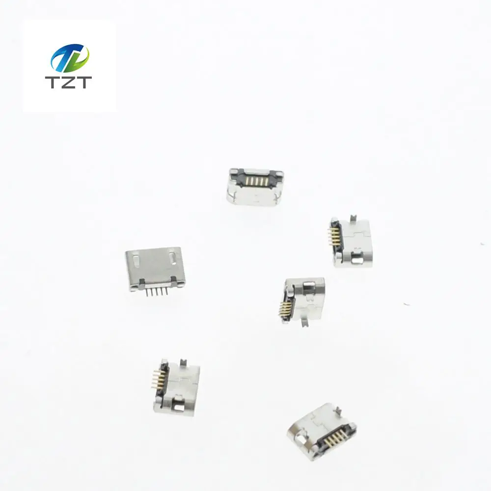 50 шт. Micro USB 5P 5 контактный разъем хвостовой для зарядки DIP|dip socket|jack micro usbjack usb |