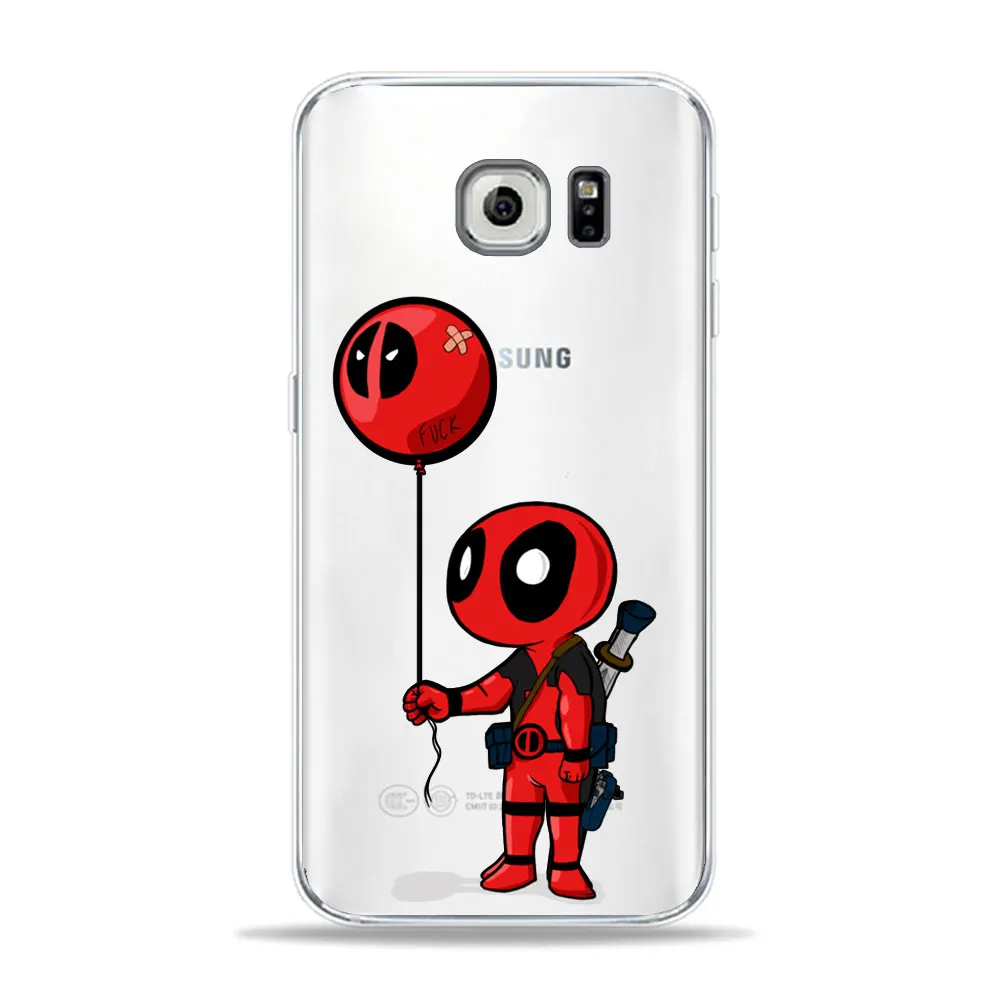 TPU D1720 Забавный чехол для телефона Marvel Бэтмен Чиби Дэдпул для samsung S10 S8 S9 Plus S7 Edge A9 A6 A7 A5 TPU чехол для samsung A50 чехол - Цвет: TPU D1720
