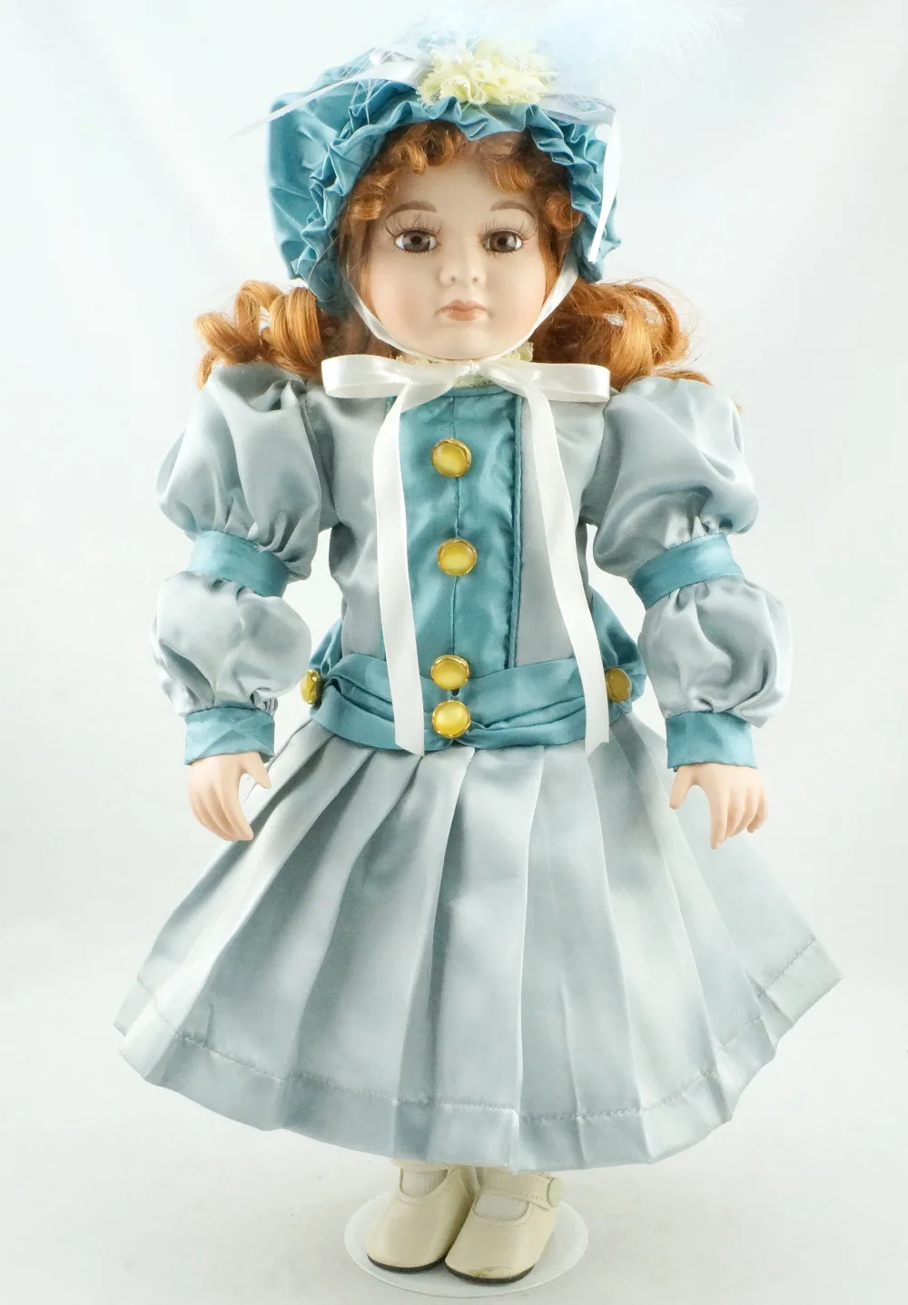 Козетта домашней коллекции ручной работы голубое платье косы вечернее принцессы