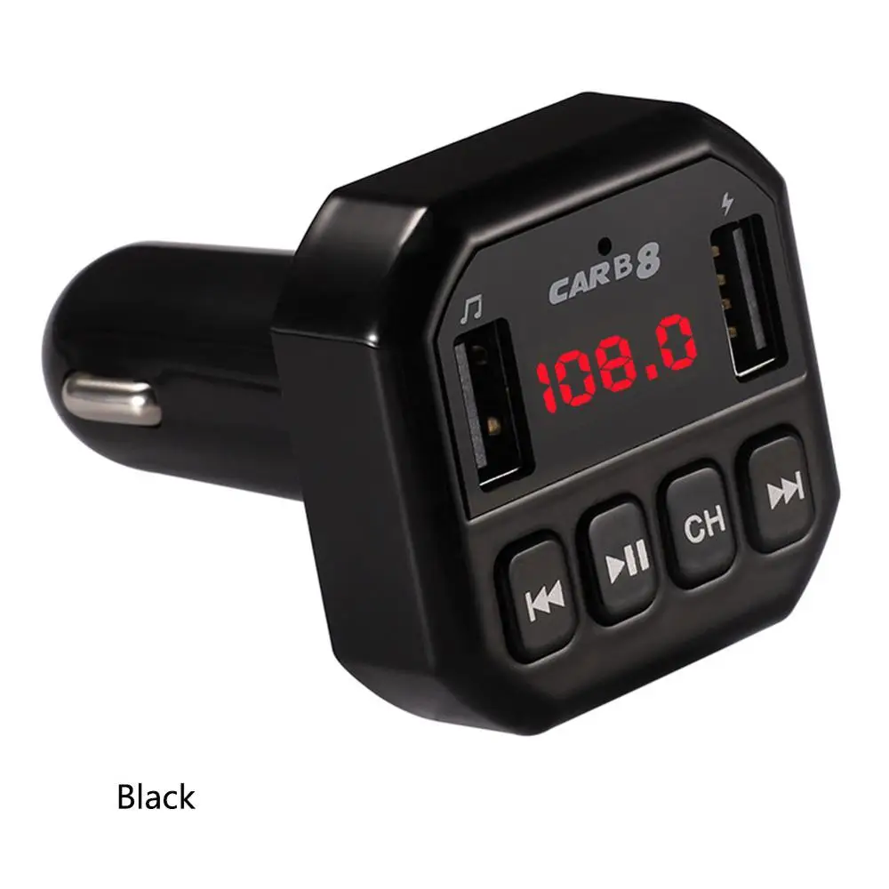 Беспроводной двойной USB Bluetooth автомобильный комплект B8 Автомобильный MP3 fm