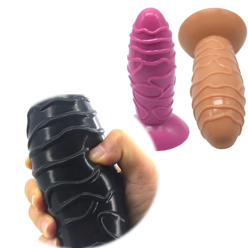 Anal Plug Black Flesh Pink Bowling Silicone Butt Stopper Beads Plugs G-spot Stimulation Masturbation Toys for Couples H8-2-134 | Красота и