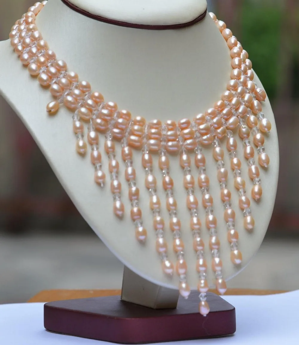 Natural 7-8mm AAA pearl necklace jewelry | Украшения и аксессуары